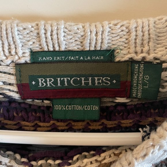 vintage grandpa sweater - Picture 2 of 2